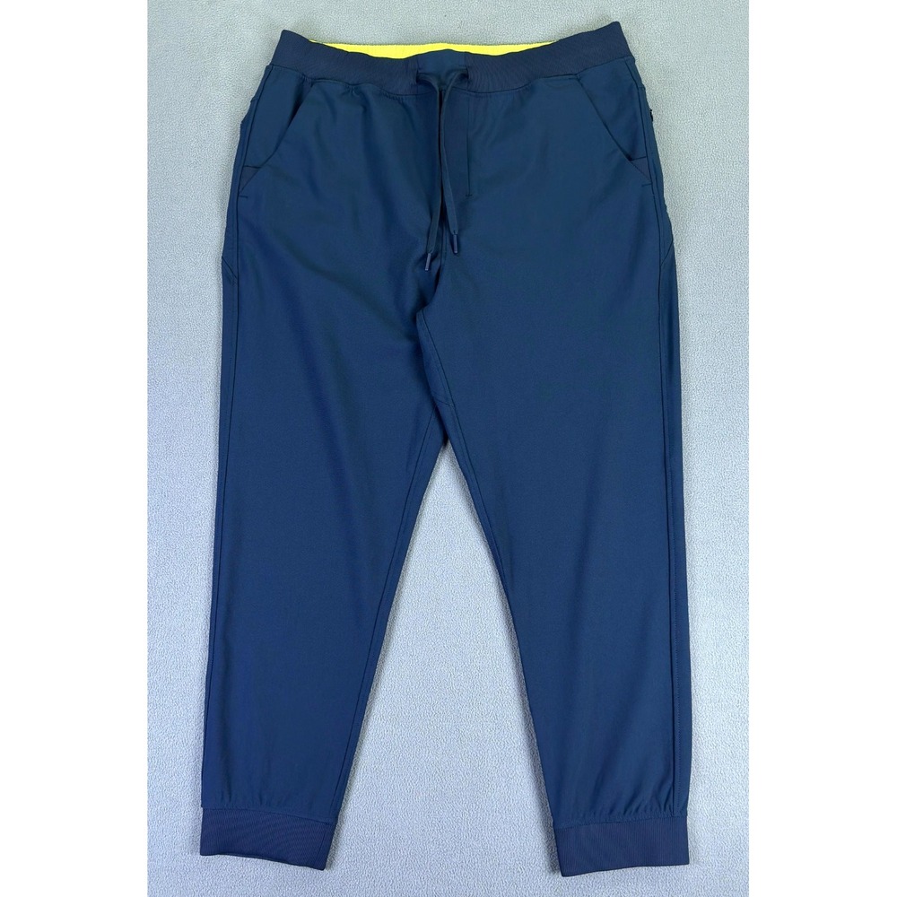 Birddogs Joggers Pants Mens 3XL Blue Gabe Ruth Performance Polyester Golf Office